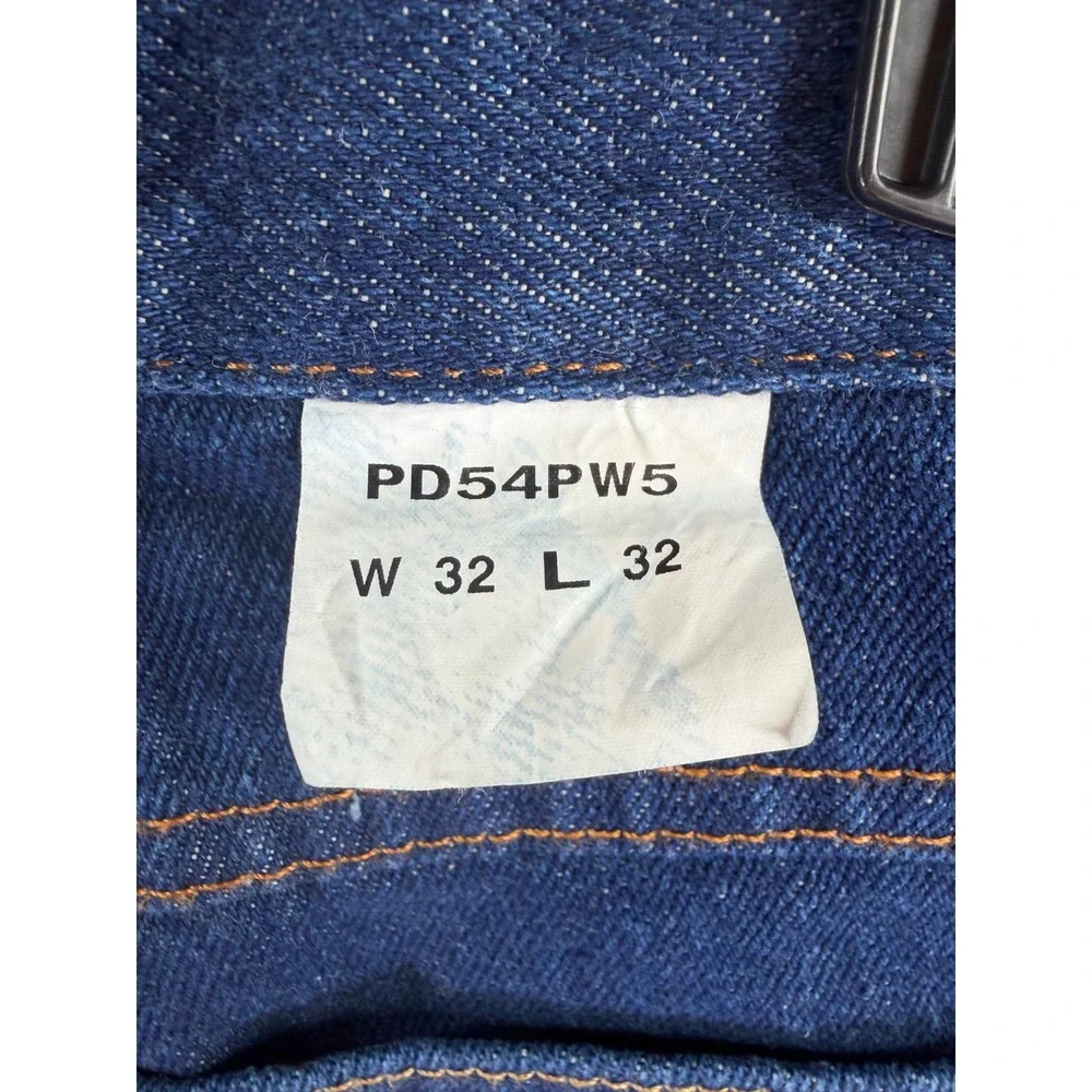 NEW - Red Kap Mens PD54PW5 Dark Wash Straight Leg Work Jeans Blue Denim 32x32